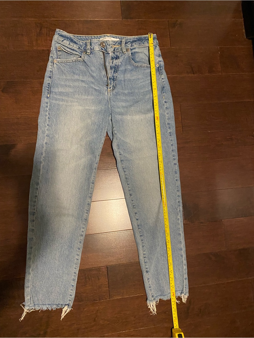 Garage Light Wash High-Rise Ankle Jeans - Light Blue